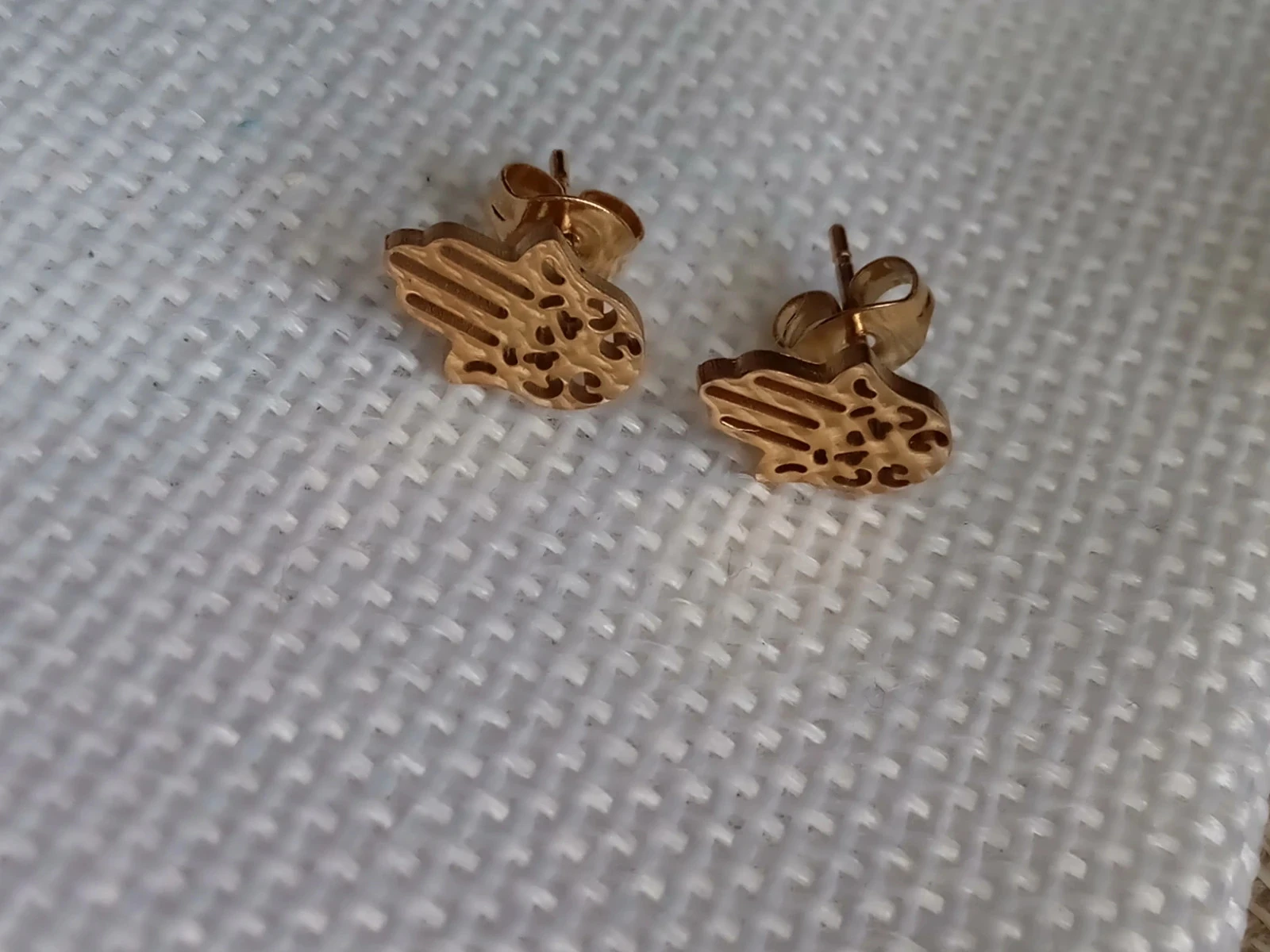 Boucles d'oreilles amulettes mains – photo 2